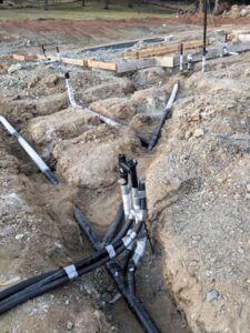 Clarksville's landscape featuring new sewer line replacement with state-of-the-art piping.