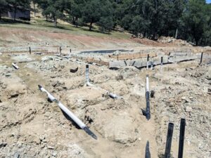 Professional trench digging for sewer services in Cameron Park, setting the stage for impeccable plumbing infrastructure.